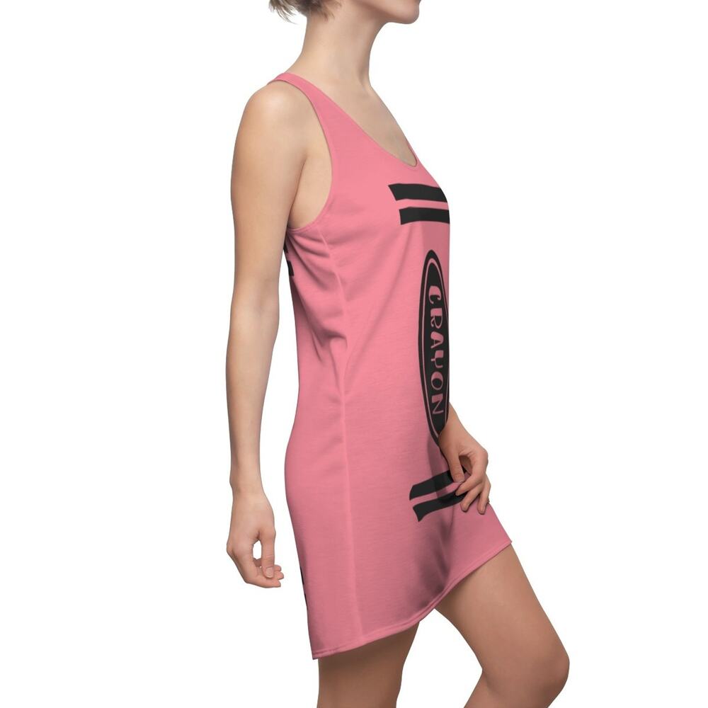 Crayon Costume For Teachers, Crayon Dress Women Pink Size XL and Purple Size M - Picture 2 of 6